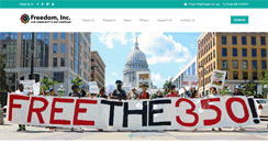 Desktop Screenshot of freedom-inc.org