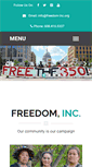 Mobile Screenshot of freedom-inc.org